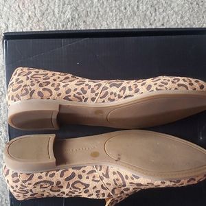 Lucky brand cheetah print loafers